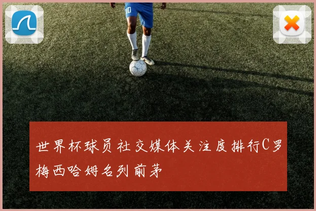世界杯球员社交媒体关注度排行C罗梅西哈姆名列前茅